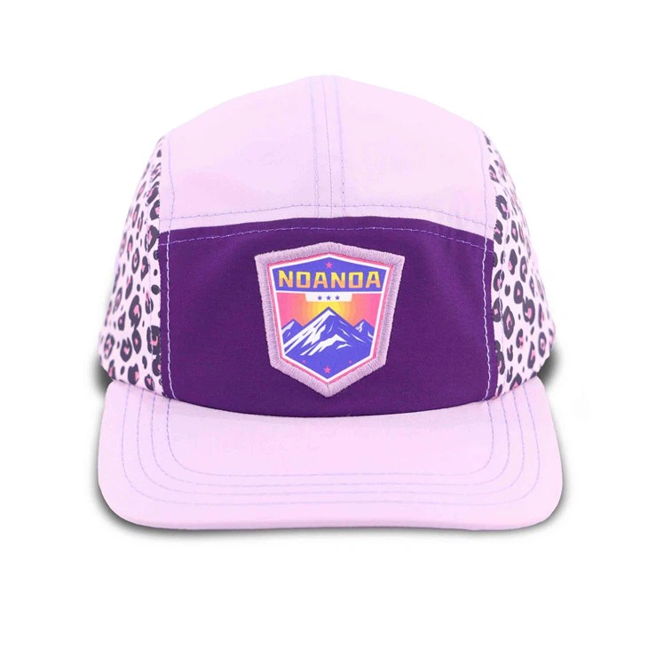 Mountain Pattern Purple Camper Cap