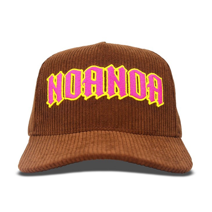 Versatile Brown Corduroy Baseball Cap
